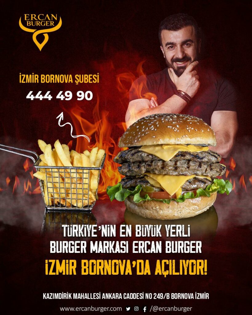Ercan burger Popüler Menü