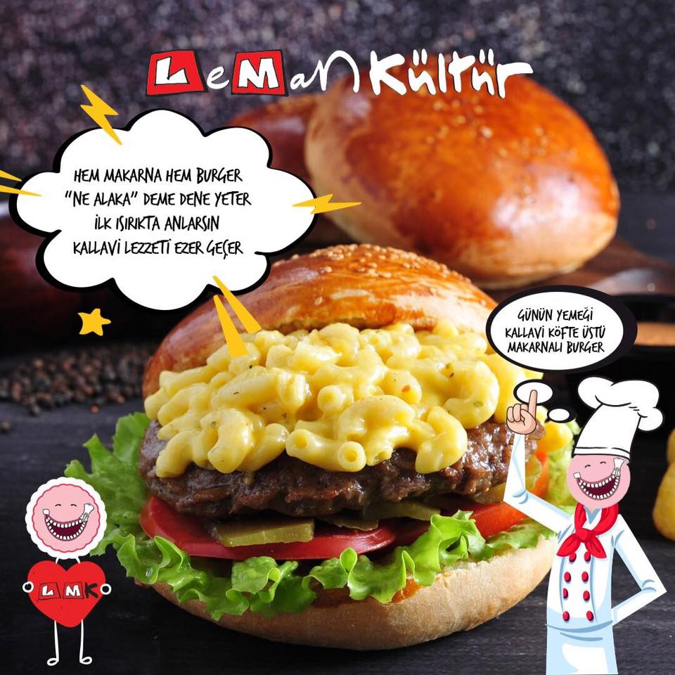 Leman Kültür HAMBURGERLER Menü