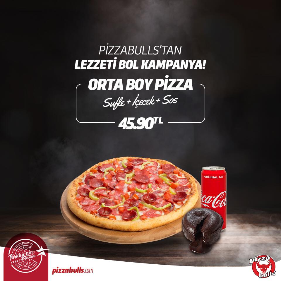 Pizza Bulls Coca-Cola Fırsat Menüleri