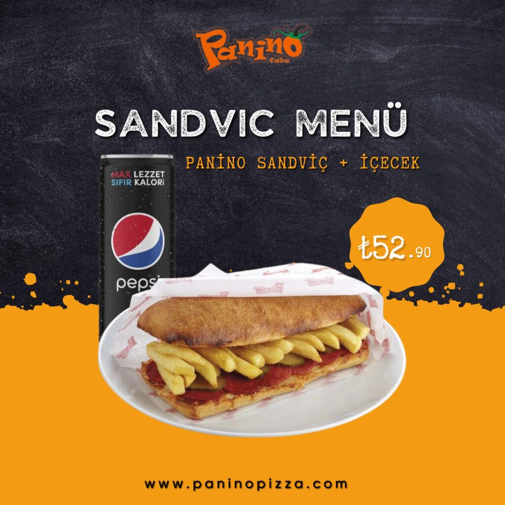 Panino Pizza Menüler Fiyatlı