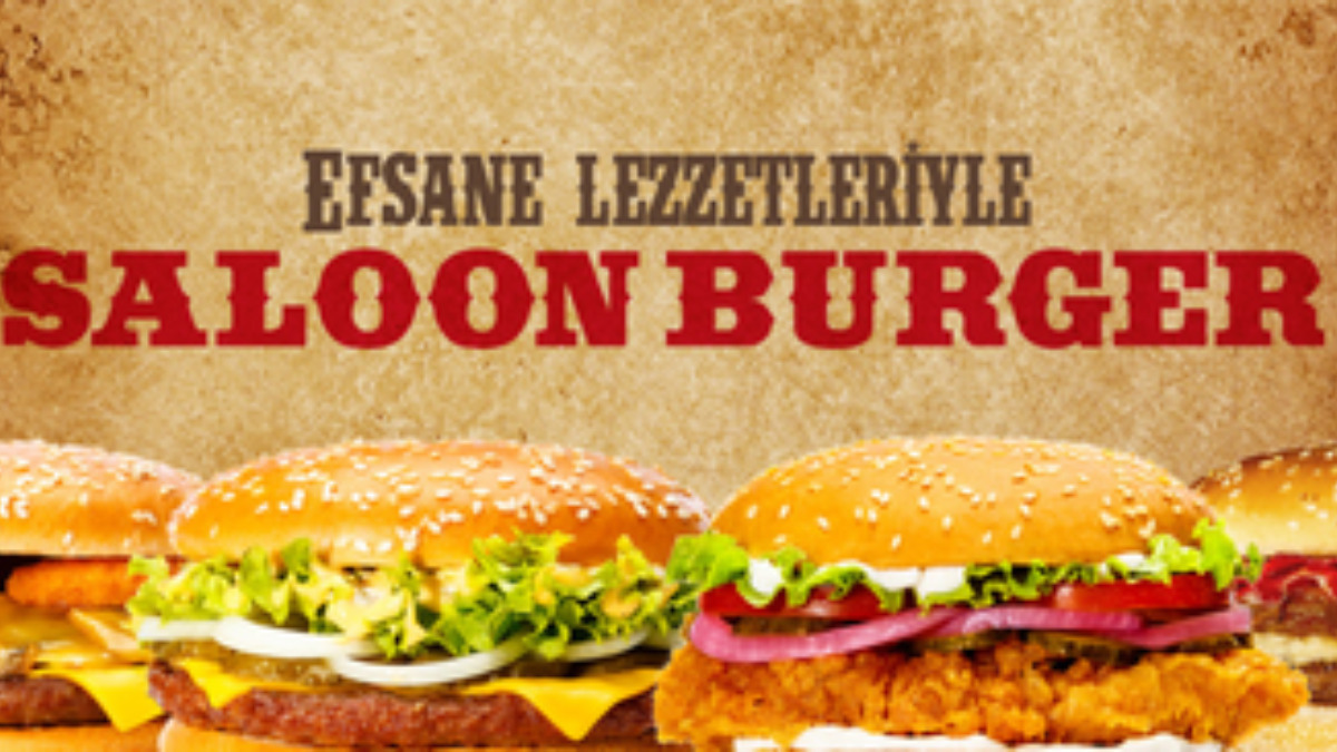 Saloon Burger Menü